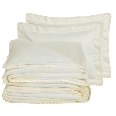 Σετ Παπλωματοθήκη King Size 3 Τεμαχίων Das Home 1709 Ecru 240x260