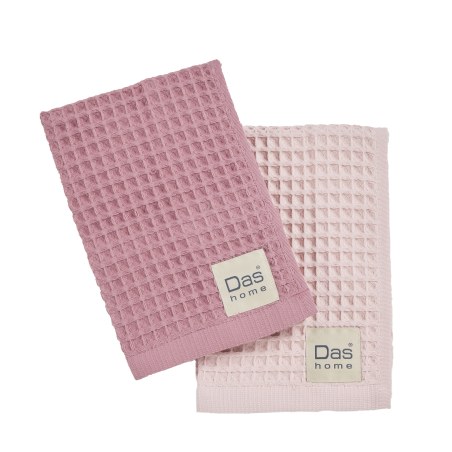 Σετ Ποτηρόπανα 2 Τεμαχίων Das Home 0803 Nude- Pink 40x60