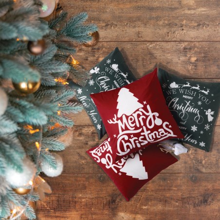 Μαξιλάρι Διακόσμισης Das Home Christmas 0771 Green 45x45