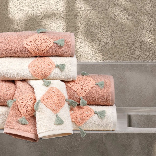 Σετ Πετσέτες 3 Τεμαχίων Das Home Daily 0729 Σομόν