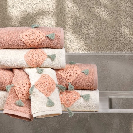 Σετ Πετσέτες 3 Τεμαχίων Das Home Daily 0729 Σομόν