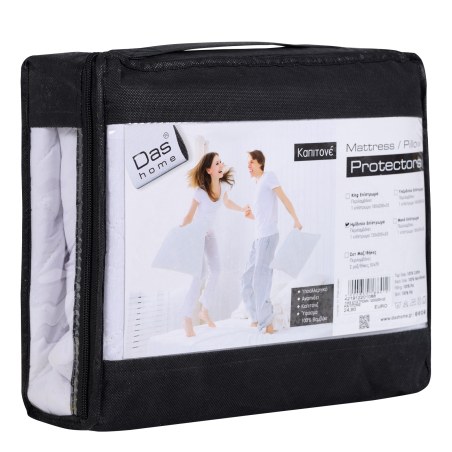 Προστατευτικό Στρώματος Καπιτονέ Ημίδιπλο Das Home 1088 Λευκό 120x200+35