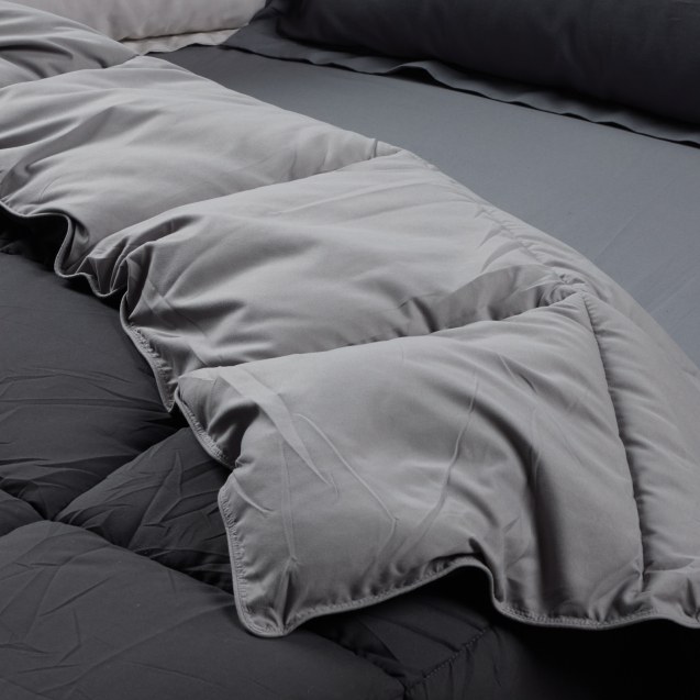 Πάπλωμα Μονό Das Home 9693 Grey-Black 160x220