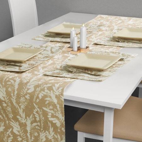 Σετ Κουζίνας 5 Τεμαχίων Das Home 0869 Beige 45x180,30x45