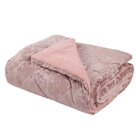 Κουβερτοπάπλωμα Μονό με Γούνα Sherpa Das Home 1377 Nude 160x220