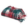 Κουβέρτα Καναπέ Das Home 1378 Grεεn-Red 130x170