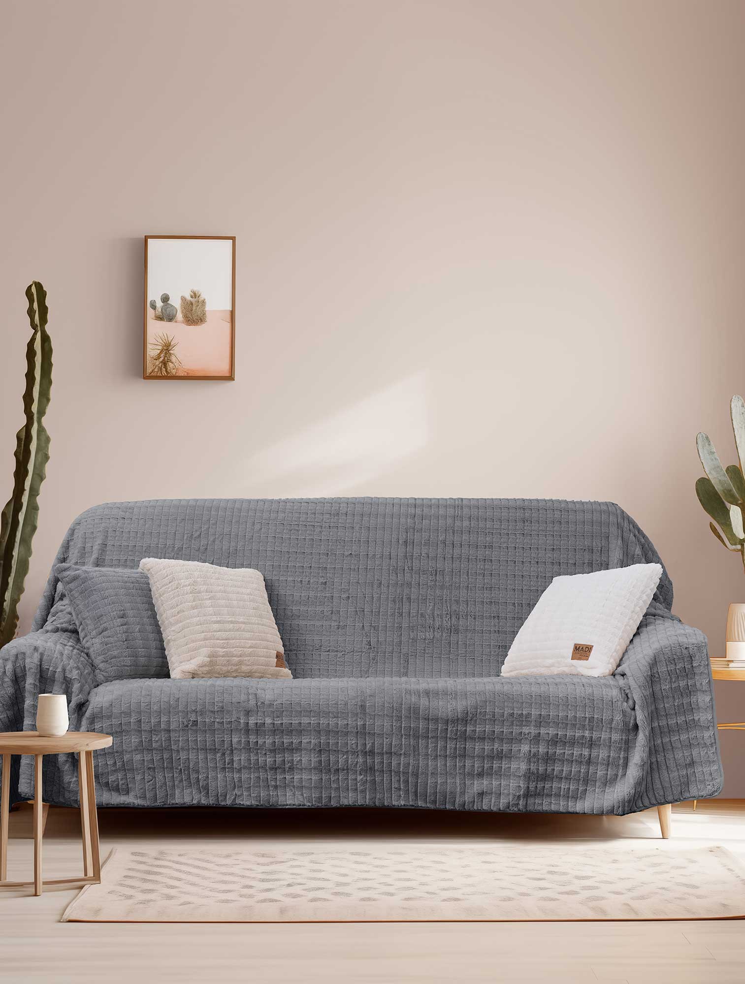 Ριχτάρι Πολυθρόνας Madi Rays Grey 180x180