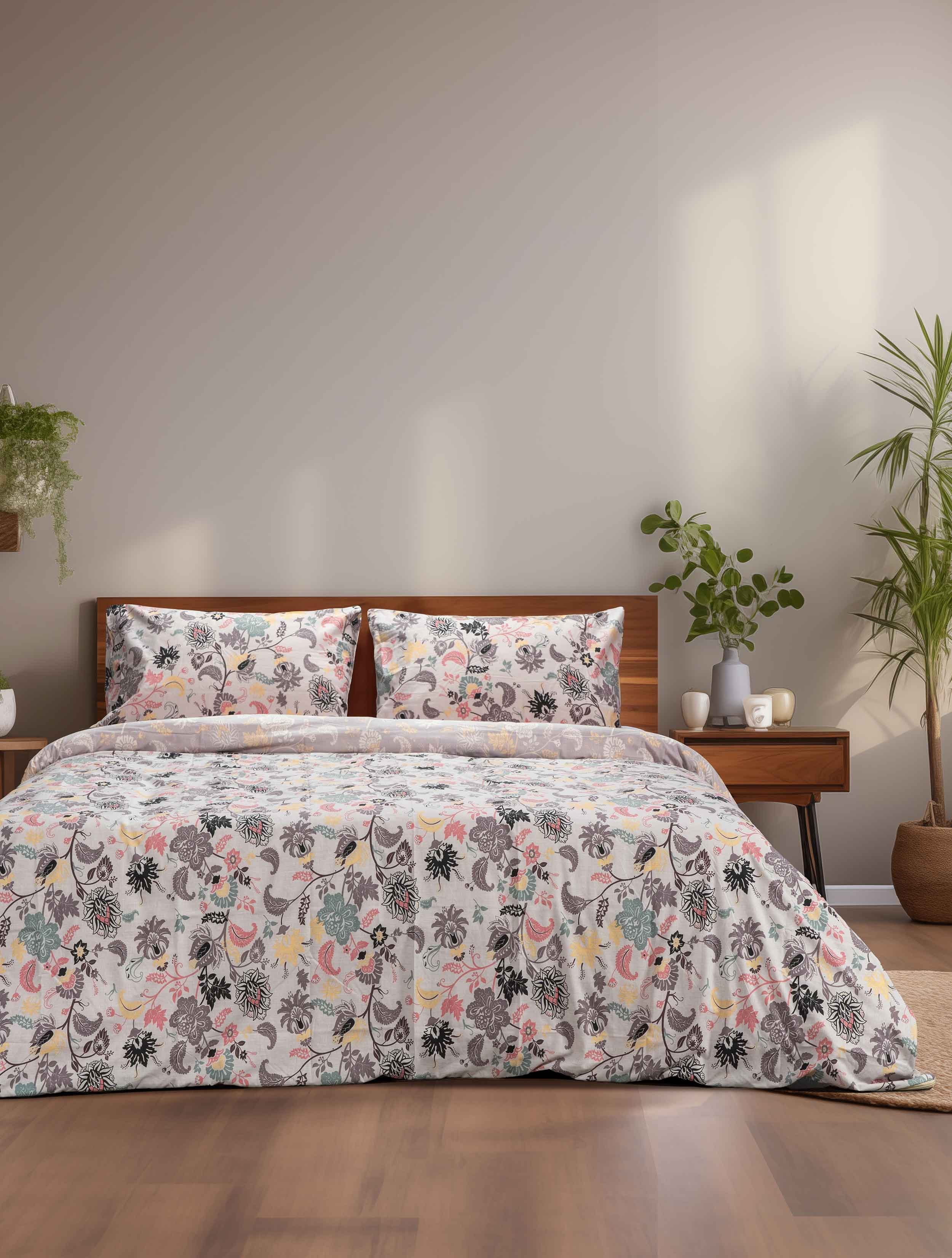 Σεντόνια, Μαξιλαροθήκες Anesis Home - ΣΗΜΑΝΤΙΚΟ: Σε περίπτωση διαφοράς τιμής από το κατάστημα ισχύει παντα και μόνο η τιμή του καταστήματος Σετ Σεντόνια King Size 4 Τεμαχίων Madi Sprigs 270x260