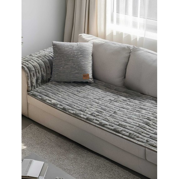 Μεμονωμένο γούνινο κάλυμμα για διθέσιο καναπέ Madi Flaura...