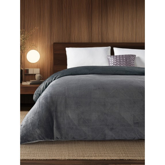 Παπλωματοθήκη Υπέρδιπλη Madi Eira Ανθρακί 220x240