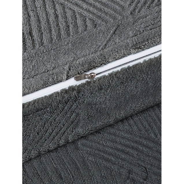 Παπλωματοθήκη Υπέρδιπλη Madi Eira Ανθρακί 220x240