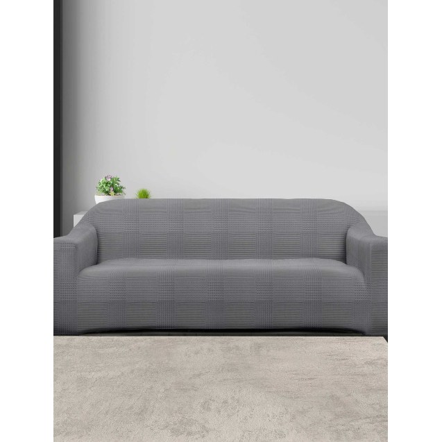 Ελαστικό κάλυμμα πολυθρόνας Madi Lineplay Γκρι