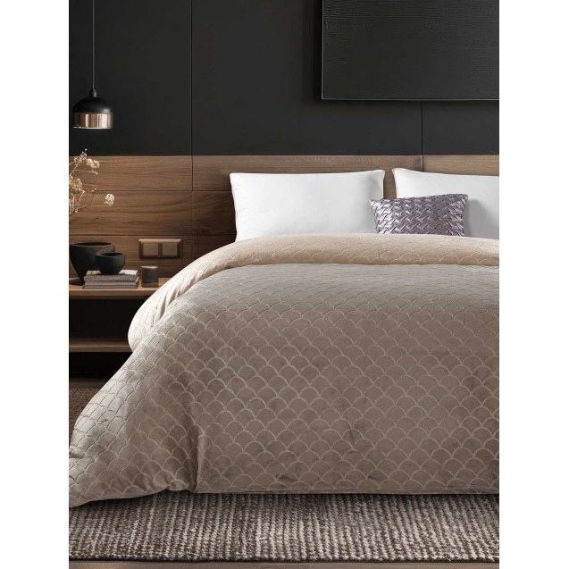 Παπλωματοθήκη Μονή Madi Nevola Κρεμ 160x220