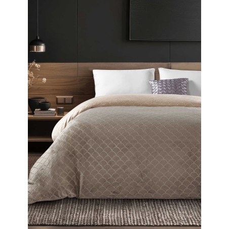 Παπλωματοθήκη Μονή Madi Nevola Κρεμ 160x220