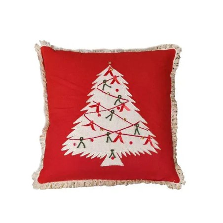 Χριστουγεννιάτικο Διακοσμητικό Μαξιλάρι Nef-Nef Christmas Deco Tree Red 45x45