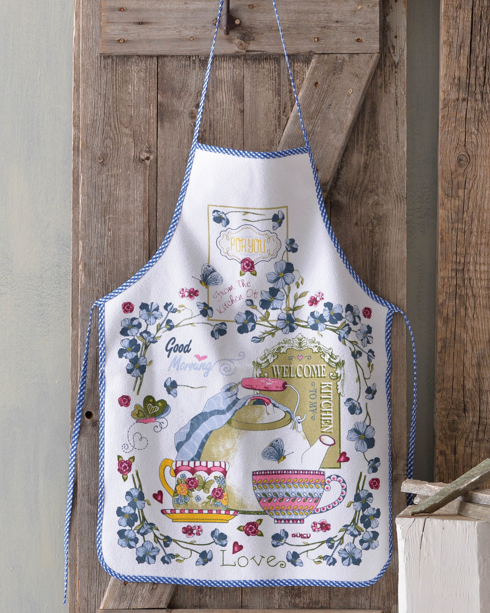 Ποδιά Κουζίνας Αδιάβροxη Rythmos Cook Love