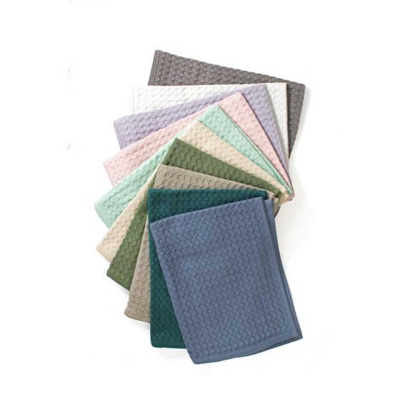 Ποτηρόπανα Πικέ Dimcol Σετ 3 τεμ 50X70 Mix 100% Cotton