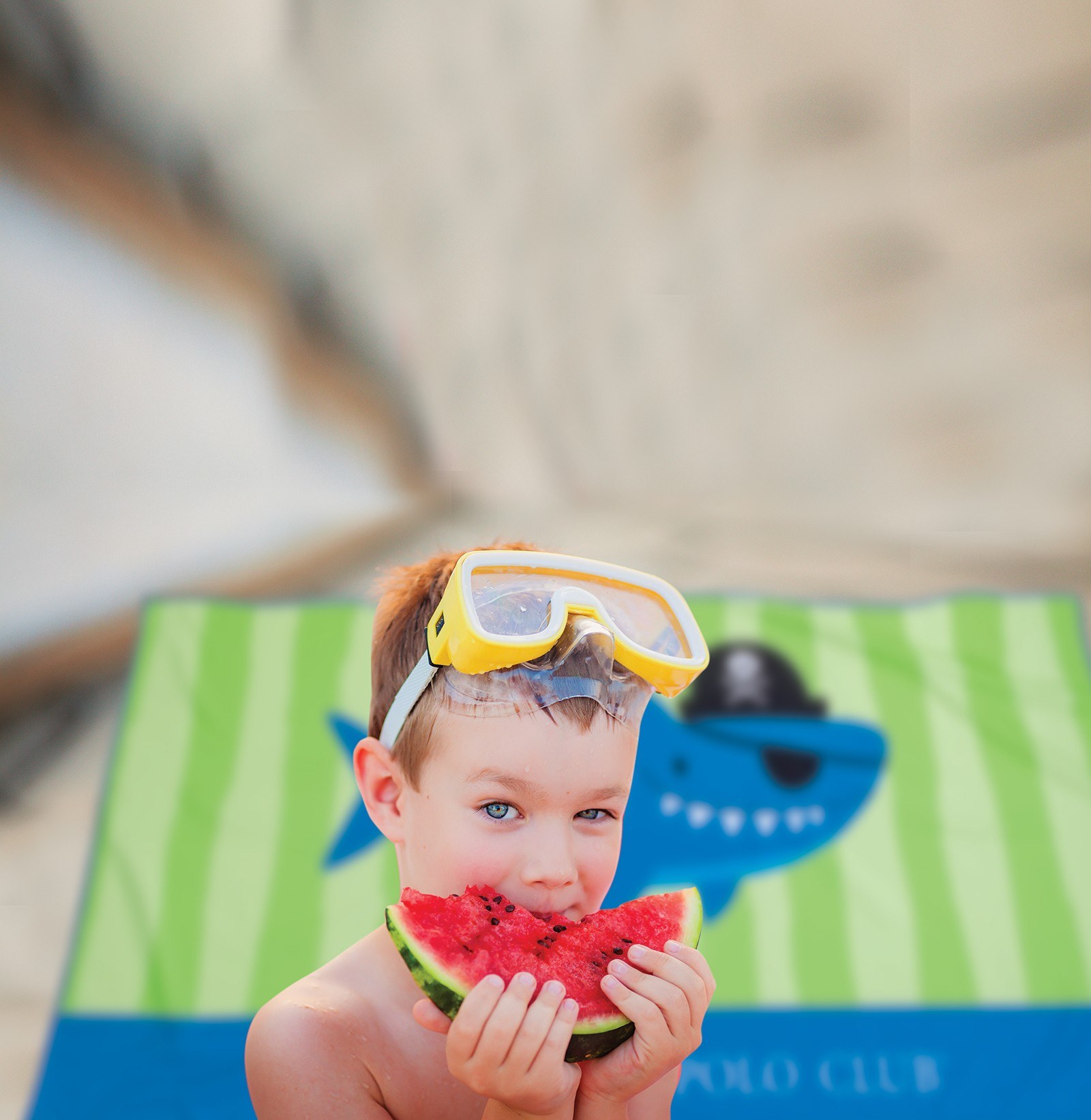 Παιδική Πετσέτα Θαλάσσης Greenwich Polo Club 3760 70x140