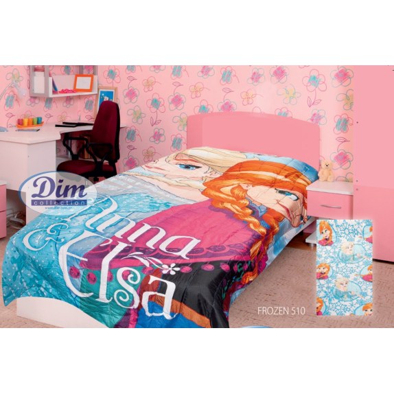Κουβερλί Μονό Disney Dimcol Digital Print Frozen 510 160x250
