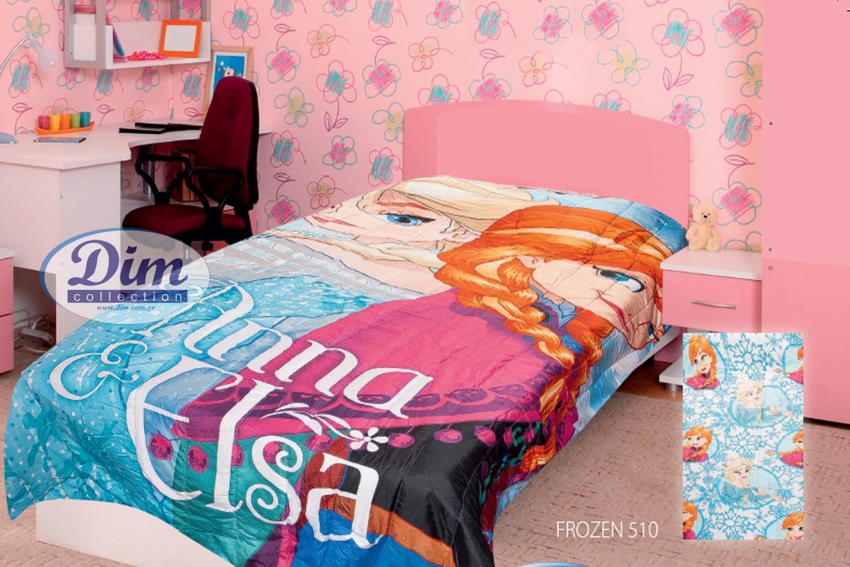 Κουβερλί Μονό Disney Dimcol Digital Print Frozen 510 16