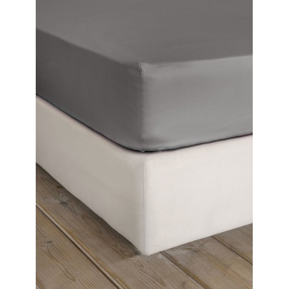 Σεντόνι Υπέρδιπλο με Λάστιχο Nima Shadow Gray 165x205+35