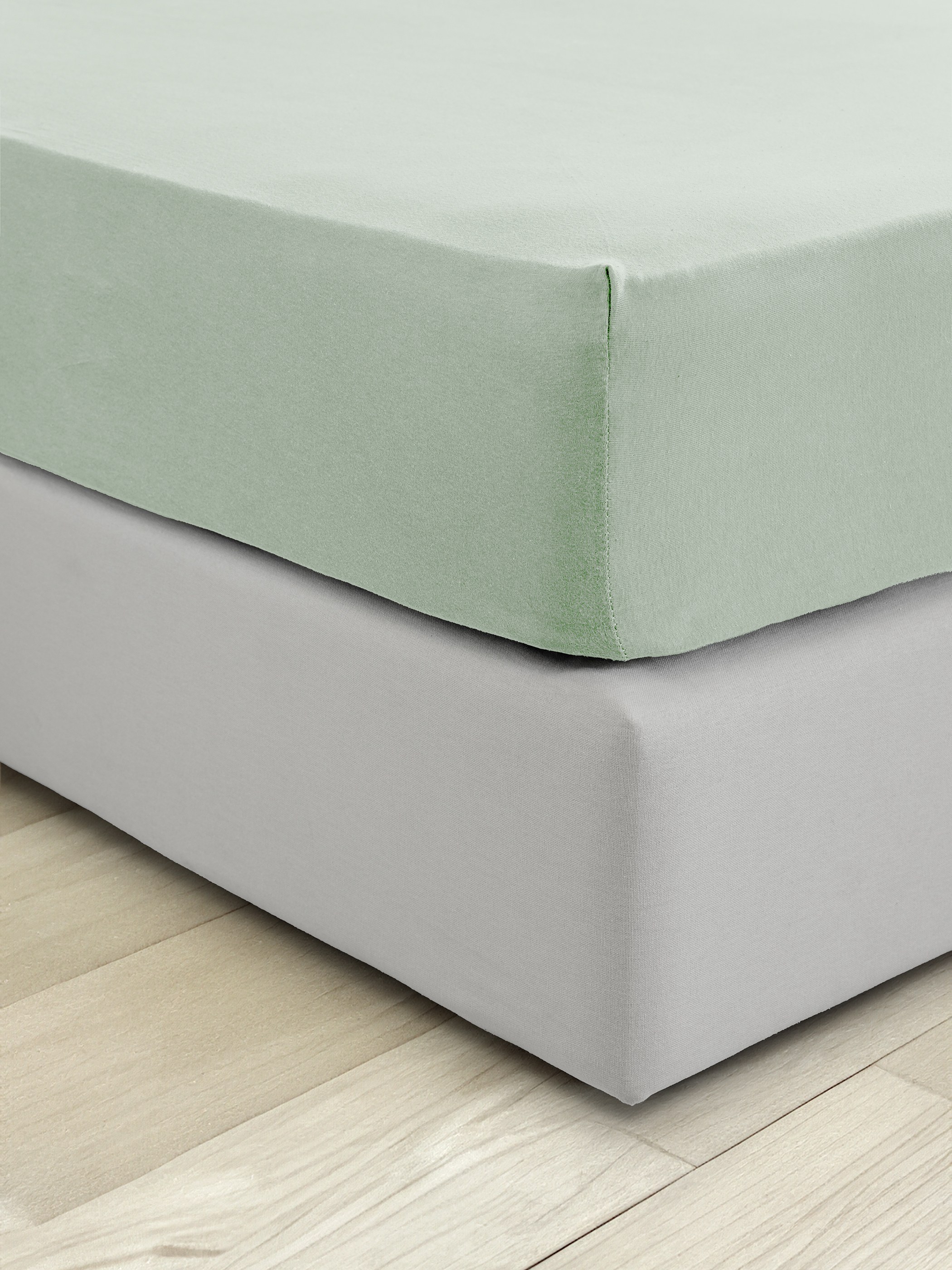 Σεντόνι Jersey Μονό με Λάστιχο Nima Tender Mint 100x200+40