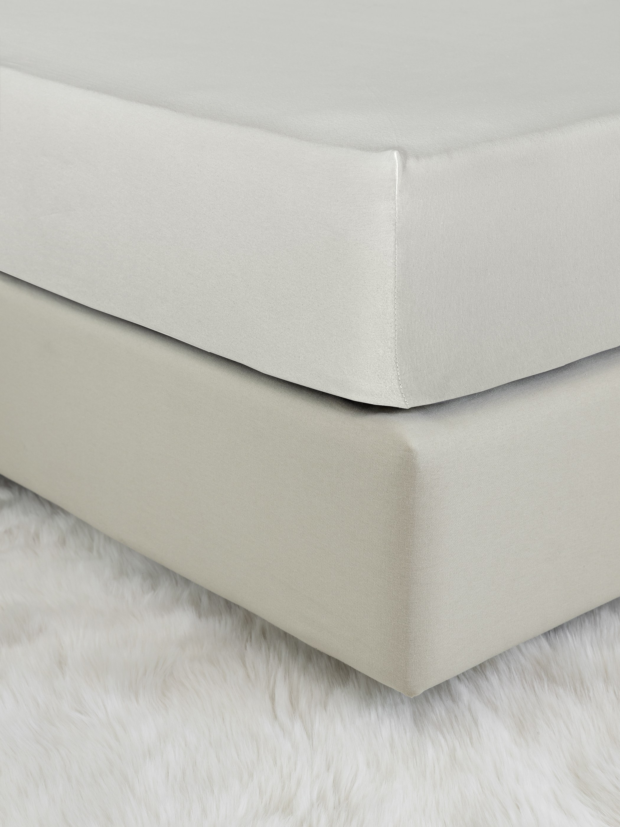 Σεντόνι King Size Jersey με Λάστιχο Nima Tender Oat Bei