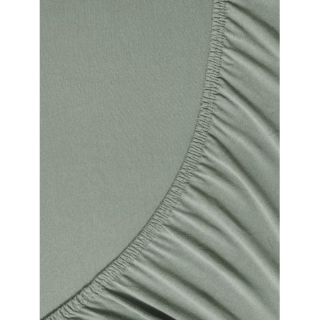 Σεντόνι Jersey Μονό με Λάστιχο Nima Tender Rock Green 100x200+40