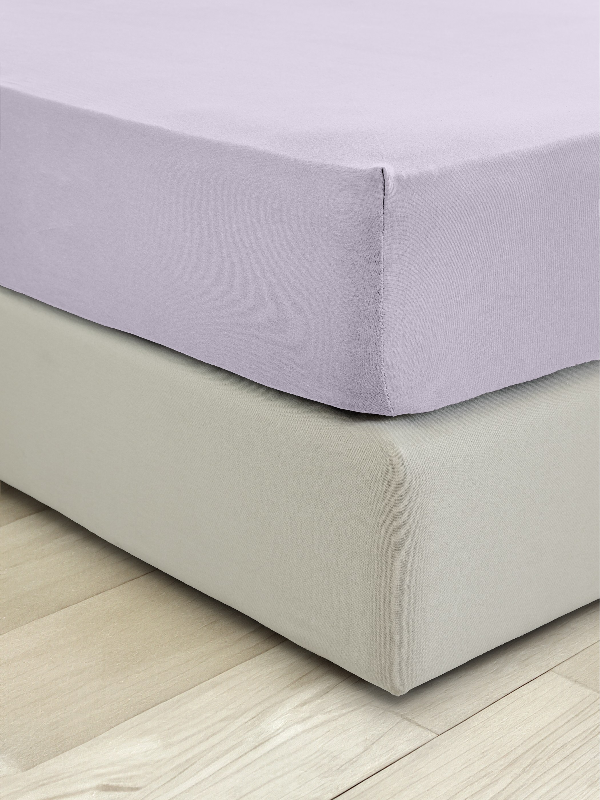 Σεντόνι King Size Jersey με Λάστιχο Nima Tender Amethys