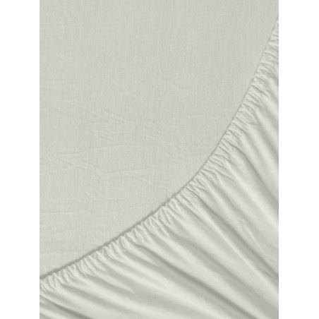 Σεντόνι Ημίδιπλο Jersey με Λάστιχο Nima Tender Oat Beige 120x200+40
