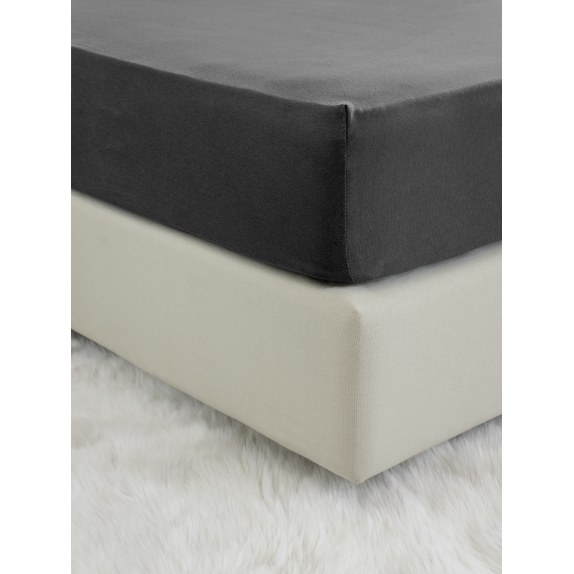 Σεντόνι Jersey Μονό με Λάστιχο Nima Tender Black 100x200+40