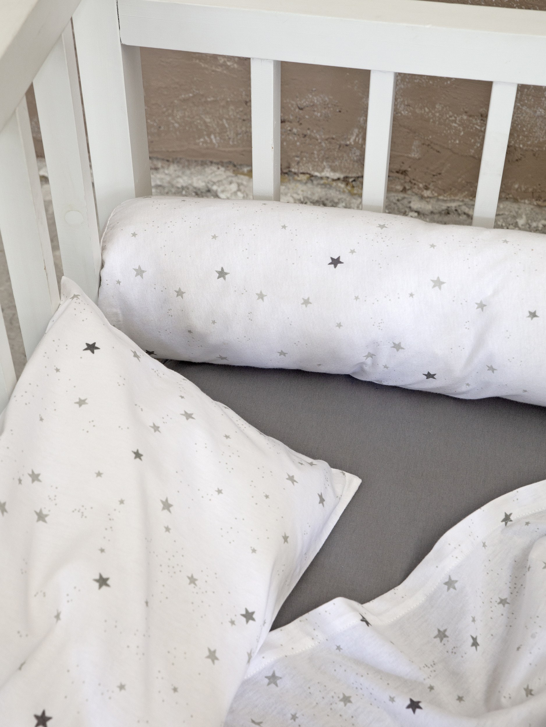 Σετ Σεντόνια Λίκνου Nene - Gray