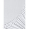 Σεντόνι Ημίδιπλο Jersey με Λάστιχο Nima Tender White 120x200+40