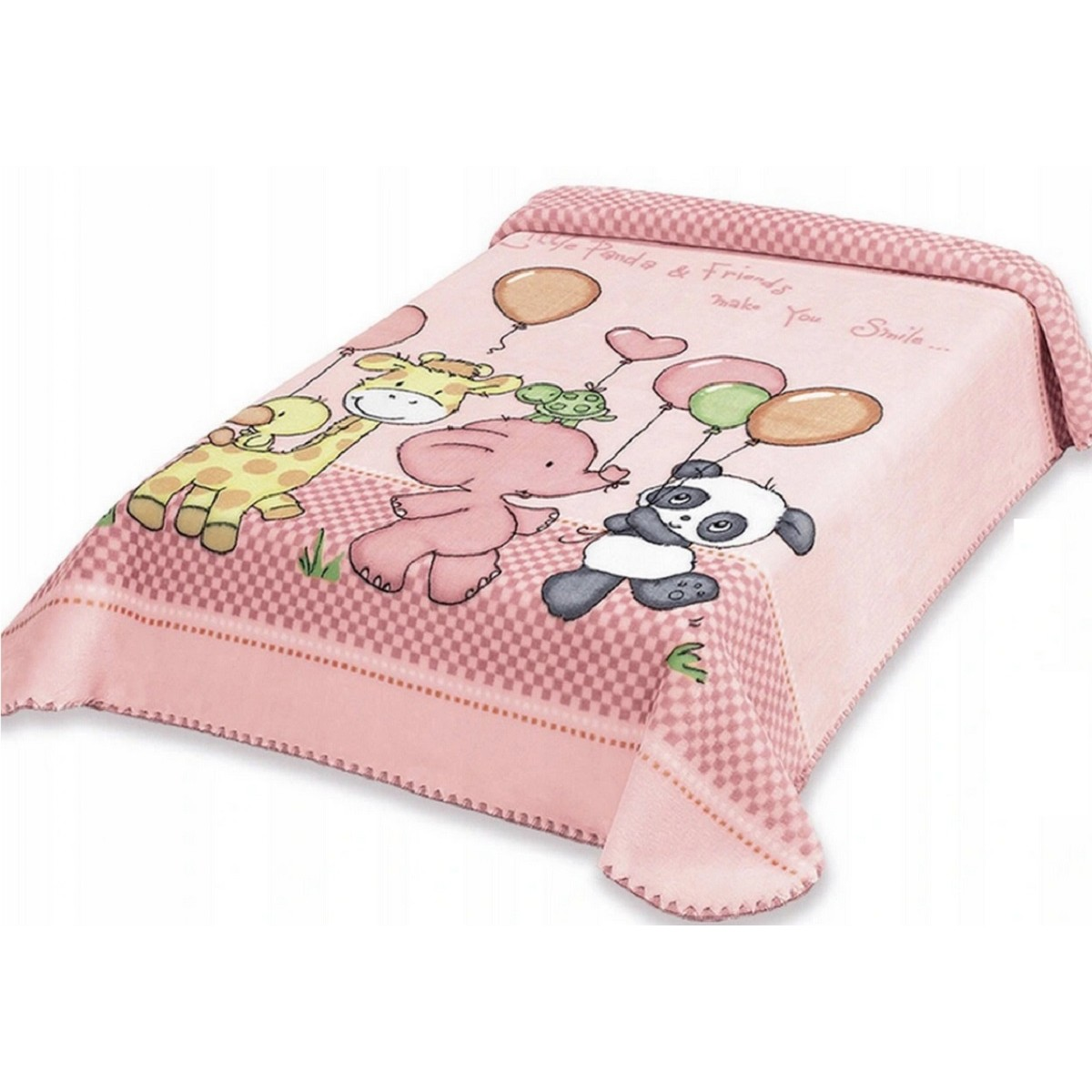 Κουβερτα Ισπανιας Αγκαλιας 80X110 Belpla Ster 636 Pink