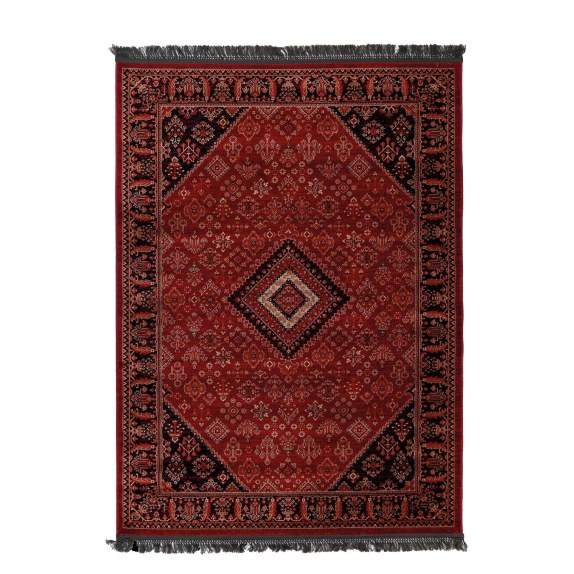 Κλασικό χαλί Afgan 306A D.RED BLACK Royal Carpet - 67 x...