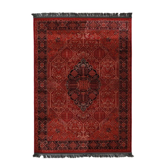 Κλασικό χαλί Afgan 316A D.RED BLACK Royal Carpet - 133 x...