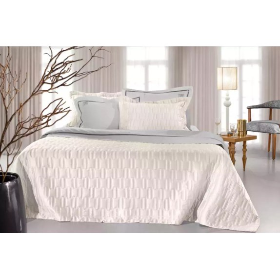 Σετ Κουβερλί King Size 3 Τεμαχίων Guy Laroche Brick Taupe...