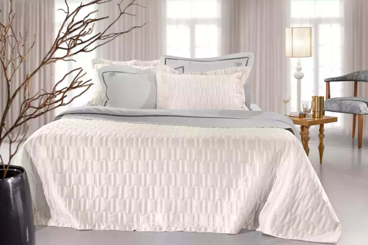 Σετ Κουβερλί King Size 3 Τεμαχίων Guy Laroche Brick Tau