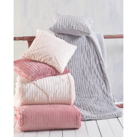 Παιδικό Κουβερτοπάπλωμα Μονό Rythmos Shabby Ροζ 160x220