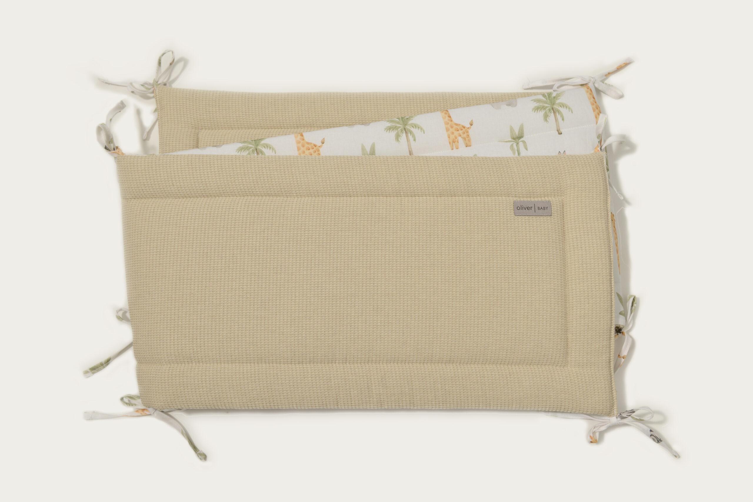 Πάντα Προστασίας Κρεβατιού Design 424 Μπεζ Oliver Baby
