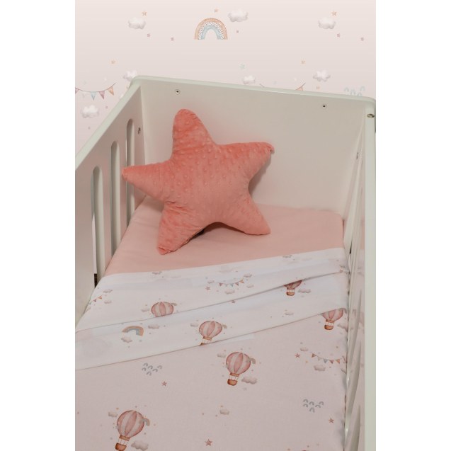 Σεντόνια Λίκνου Σετ 2τ -75x110-100% Βαμβάκι Des...