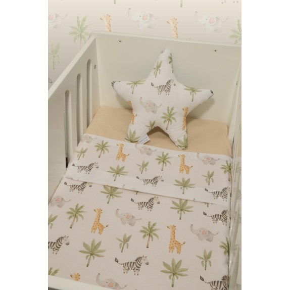 Σεντόνια Λίκνου Σετ 2τ -75x110-100% Βαμβάκι Des -424...