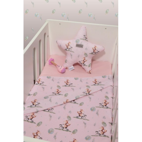 Σεντόνια Λίκνου Σετ 2τ -75x110-100% Βαμβάκι Des -426...