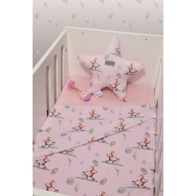 Σεντόνια Λίκνου Σετ 2τ -75x110-100% Βαμβάκι Des...