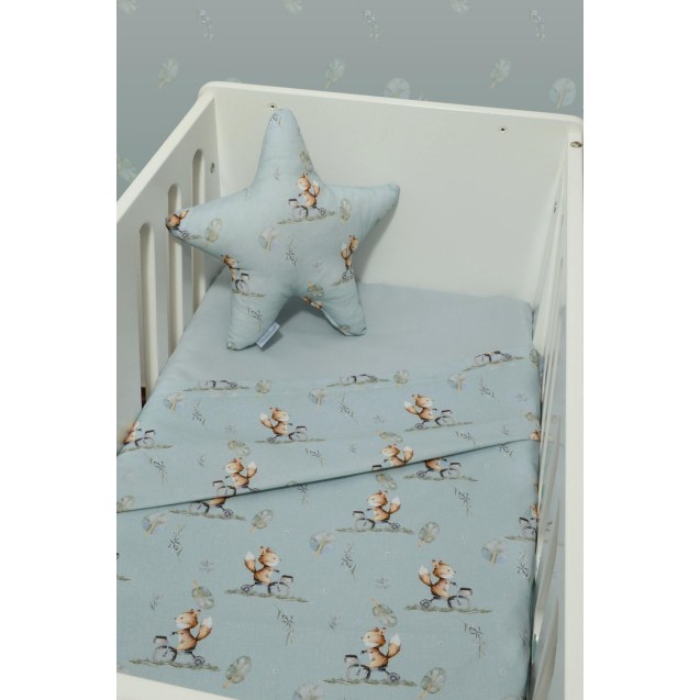 Σεντόνια Λίκνου Σετ 2τ -75x110-100% Βαμβάκι Des...