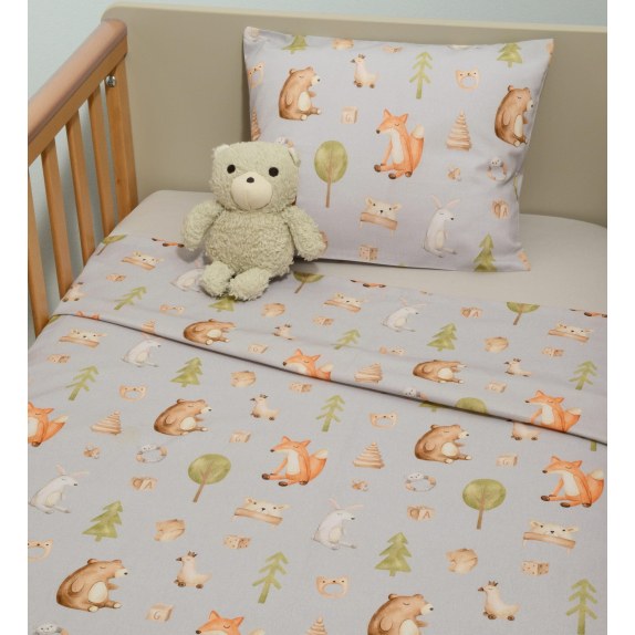 Σεντόνια Κούνιας Σετ 3τ -110x170 με λάστιχο Des -427...