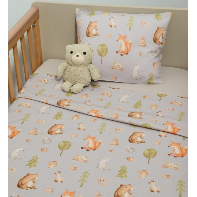 Σεντόνια Κούνιας Σετ 3τ -110x170 με λάστιχο Des...