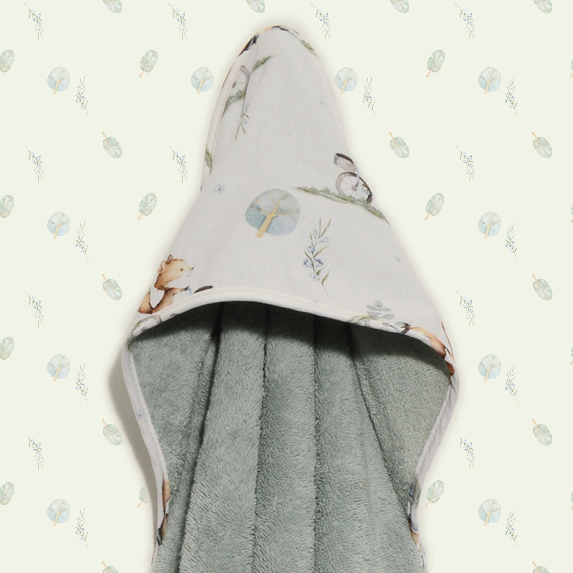 Μπουρνούζι κάπα 75x75 100% βαμβάκι 450 γρμ/τμ Des -423 Oliver Baby