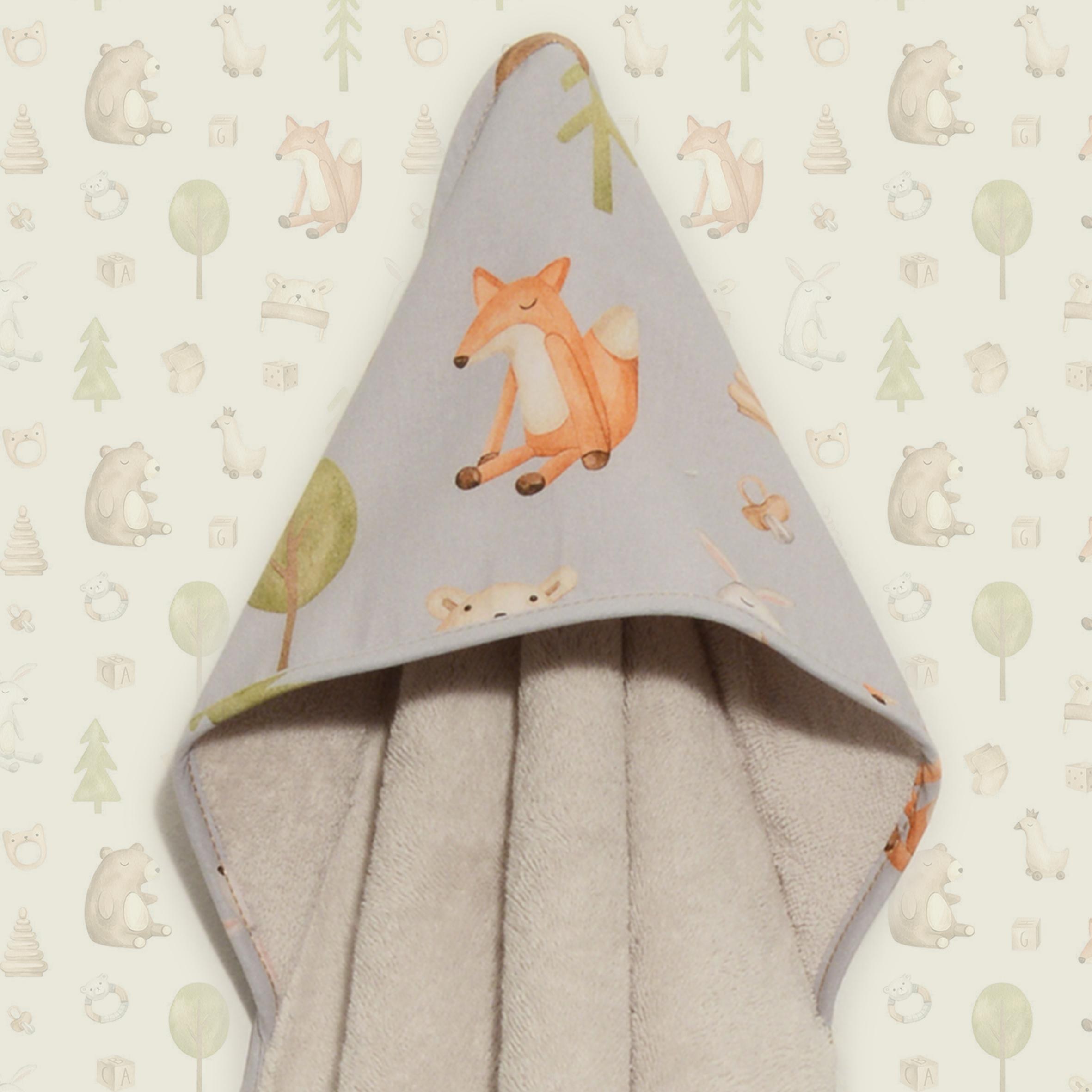 Μπουρνούζι κάπα 75x75 100% βαμβάκι 450 γρμ/τμ Des -427 Oliver Baby