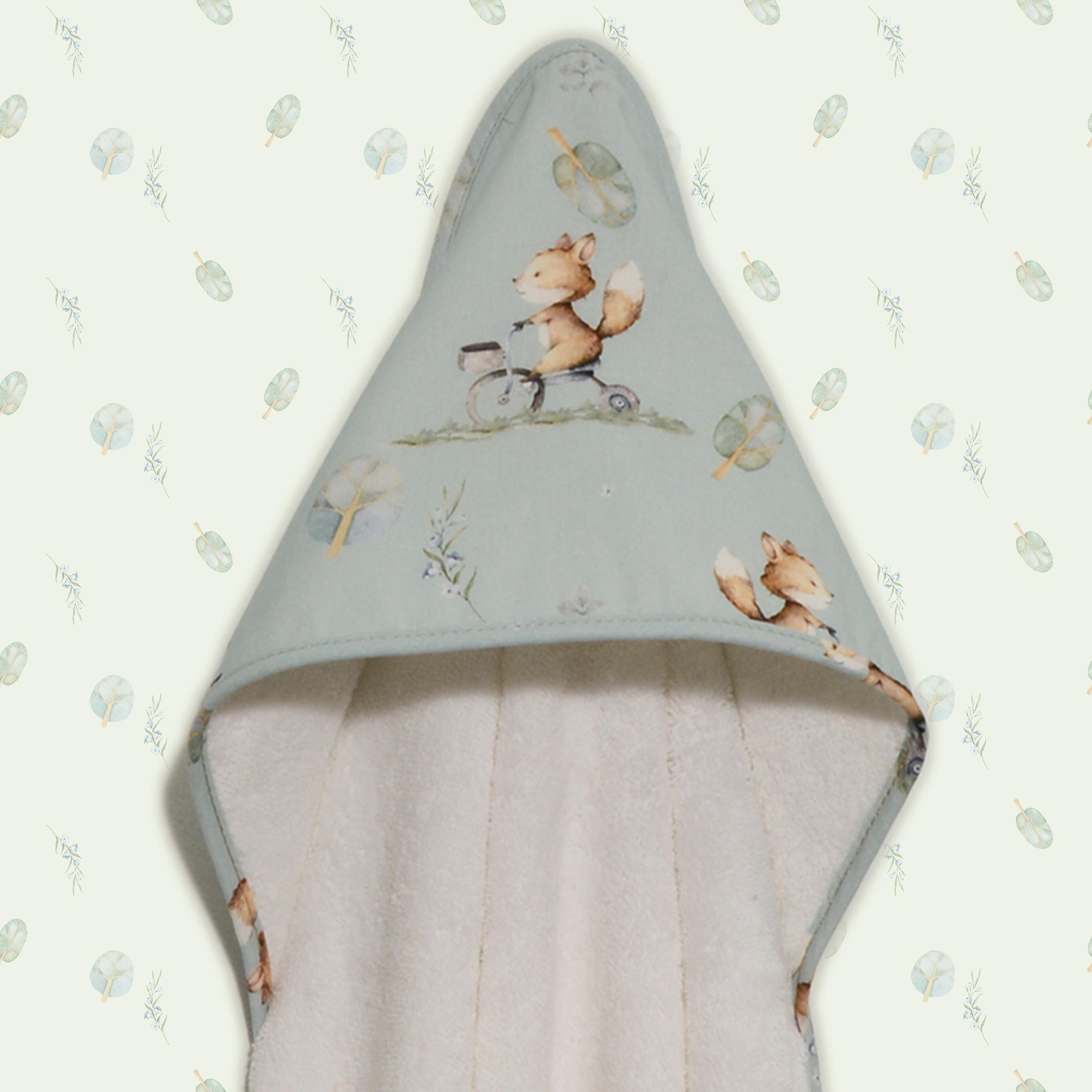 Μπουρνούζι κάπα 75x75 100% βαμβάκι 450 γρμ/τμ Des -429 Oliver Baby